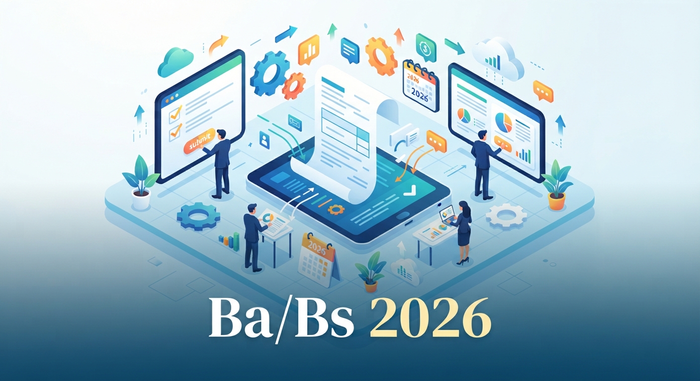 Ba/Bs formu 2026 bildirim zorunluluğu: canlı isometric vektör illüstrasyon.